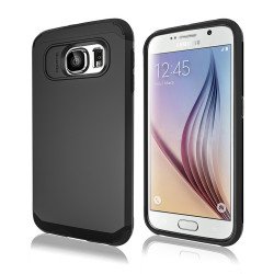 Samsung Galaxy S6 Slim Fit Armor Hybrid Case (Black)